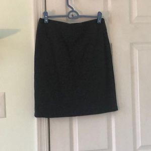 Dark gray pencil skirt